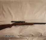 Winchester model 77 .22 lr with weaver scope
